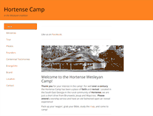 Tablet Screenshot of hortensecamp.org